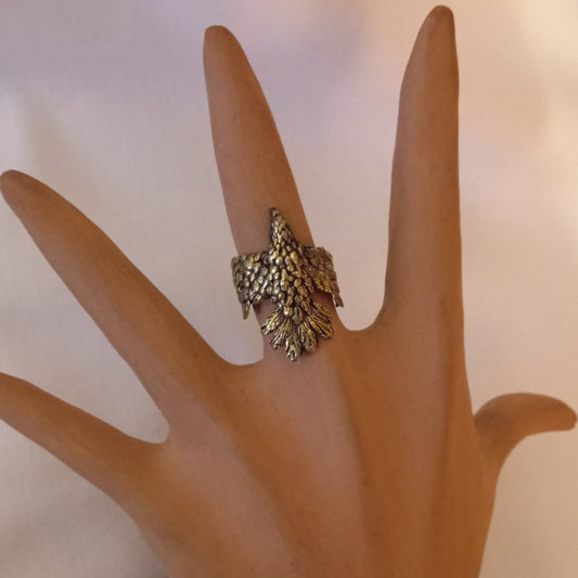 Anillo de águila en bronce