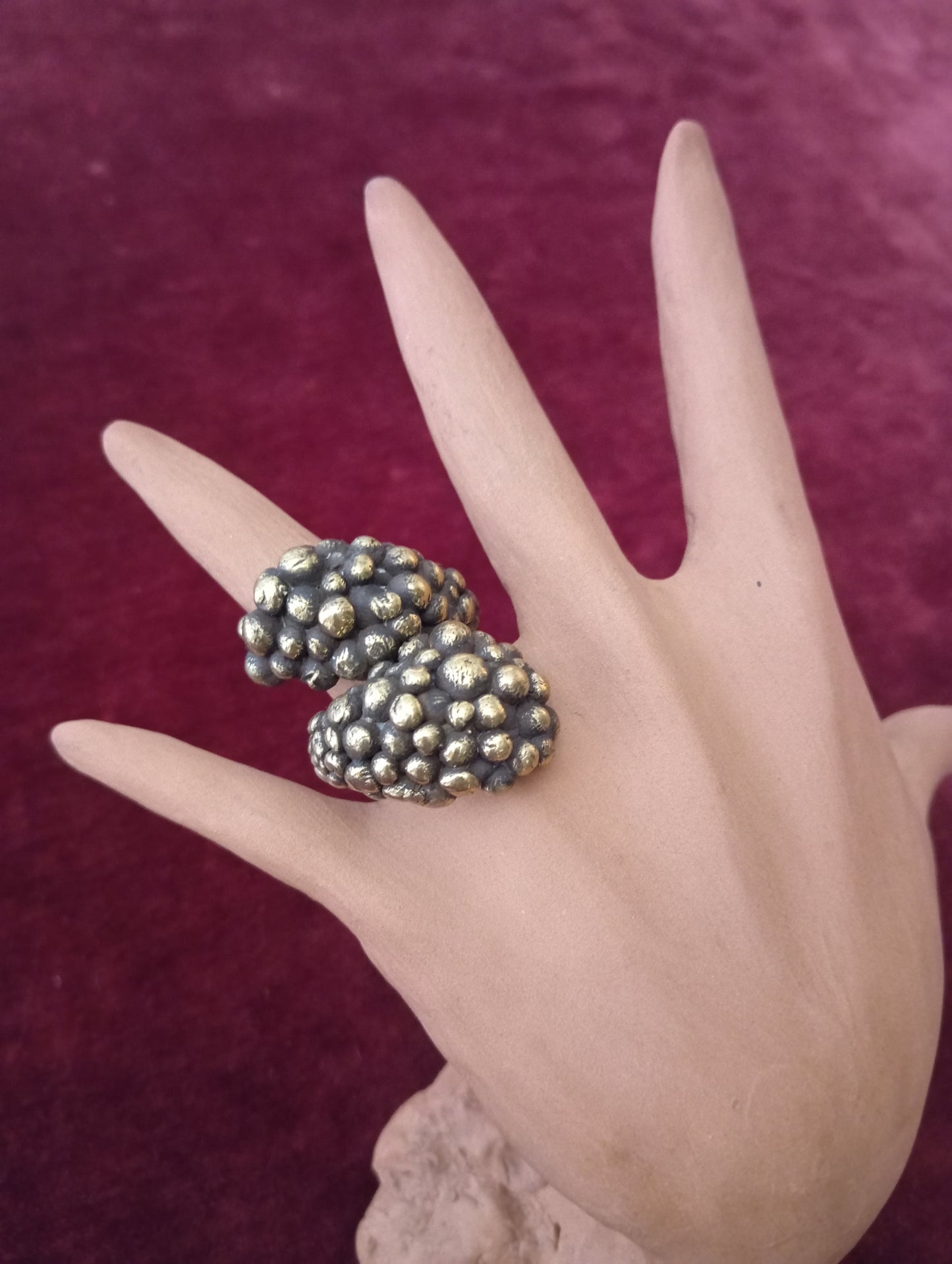 Anillo marco en plata  Pieza única