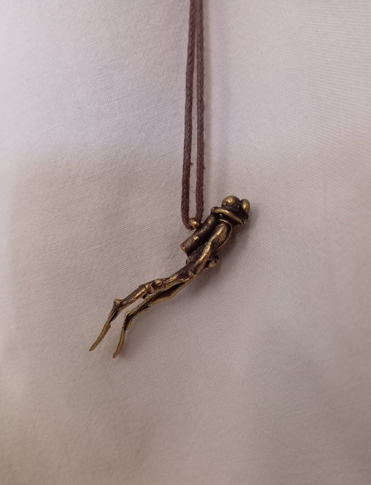 Colgante submarinista bronce