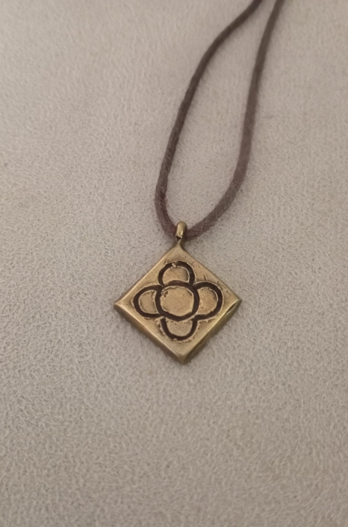 Colgante Panot Barcelona en bronce