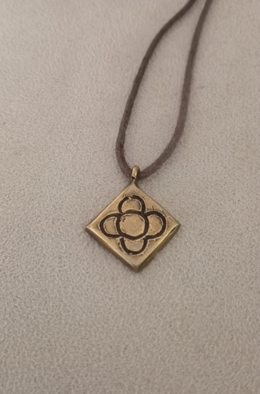 Colgante Panot Barcelona en bronce