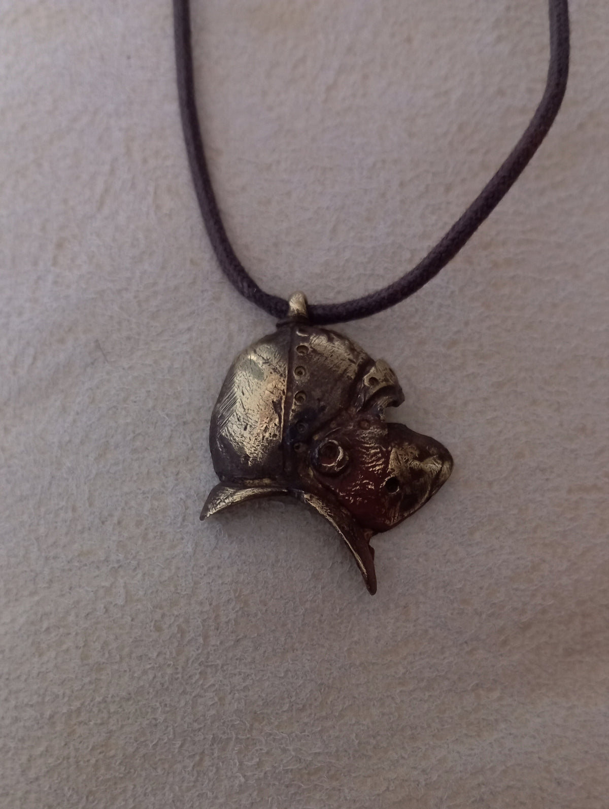 Colgante hocico de cerdo en bronce