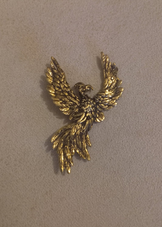 Broche Ave Fénix en bronce