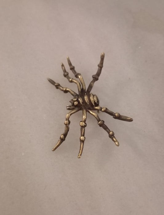 Broche tarantula en bronce